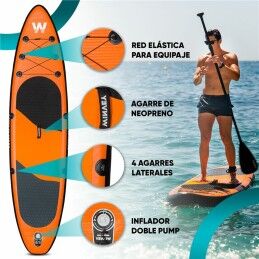 Winvey|Prancha de Paddle Surf Insuflável com Acessórios Winvey SUP-O Laranja