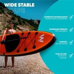 Winvey|Prancha de Paddle Surf Insuflável com Acessórios Winvey SUP-O Laranja