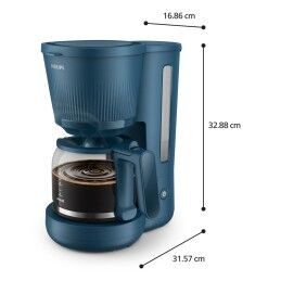 Philips|Máquina de Café de Filtro Philips HD7411/70 Azul 1,3 L
