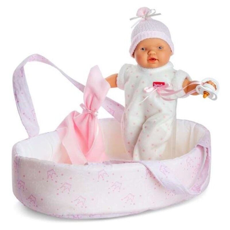 Berjuan|Boneco Bebé Berjuan 351 Cesta Cor de Rosa 28 cm (28 cm) Berjuan|Boneco Bebé Berjuan 351 Cesta Cor de Rosa 28 cm (28 cm)
