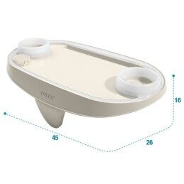 Intex|Tabuleiro Intex 28520 PureSpa Leve LED