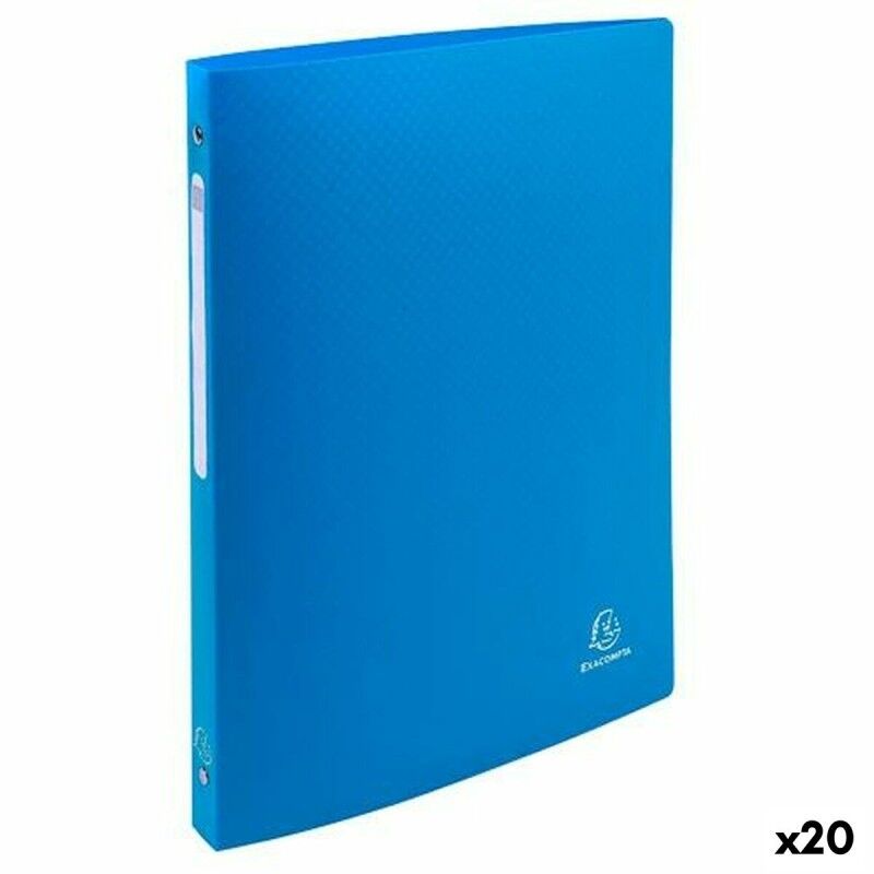 Exacompta|Pasta com argolas Exacompta Azul Claro A4 (20 Unidades) Exacompta|Pasta com argolas Exacompta Azul Claro A4 (20 Unidades)