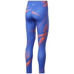 Leggings de Desporto de Mulher Reebok MYT Printed Azul