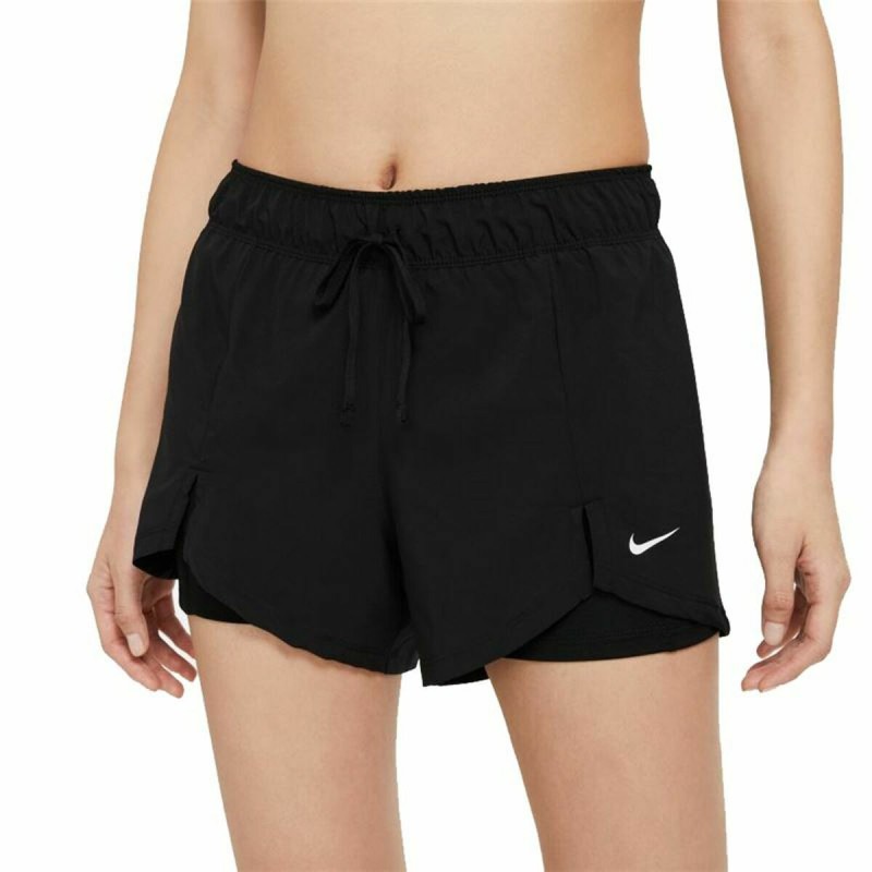 Calções de Desporto para Mulher DF FLX ESS 2-IN-1 Nike Preto