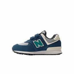 New Balance|Sapatilhas de Desporto Infantis New Balance 574 Core Hook Loop Nb Azul