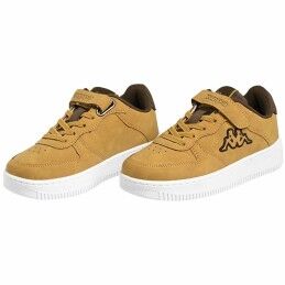 Kappa|Sapatilhas de Desporto Infantis Kappa Maserta 4 Kid Ev Amarelo Marrom claro