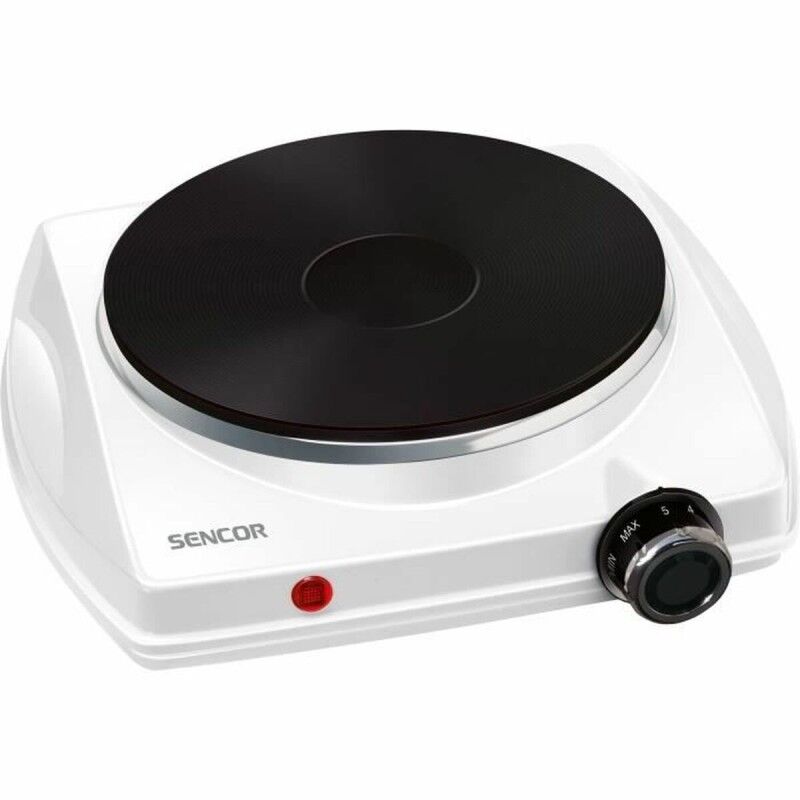 Sencor|Fogão Eléctrico Sencor SCP 1503WH-EUE4 Branco Preto 1500 W