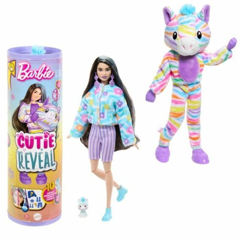 Barbie|Nenuco com Acessórios Barbie Zebra Doll Colorful Dream Barbie|Nenuco com Acessórios Barbie Zebra Doll Colorful Dream
