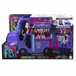 Monster High|Nenuco com Acessórios Monster High Tour Bus Rock Sang-sationnel