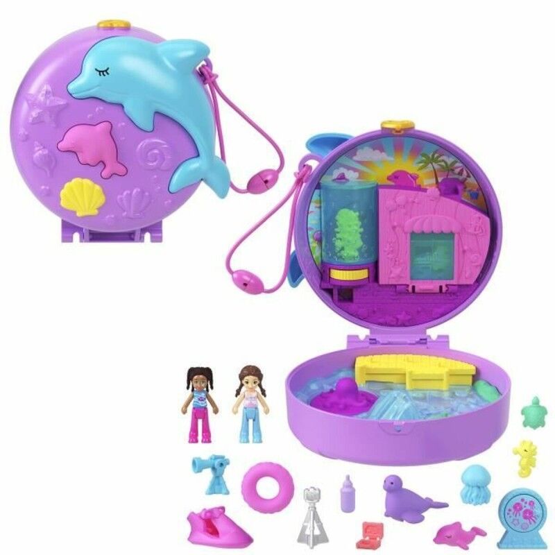 Polly Pocket|Nenuco com Acessórios Polly Pocket Dolphin Rescue