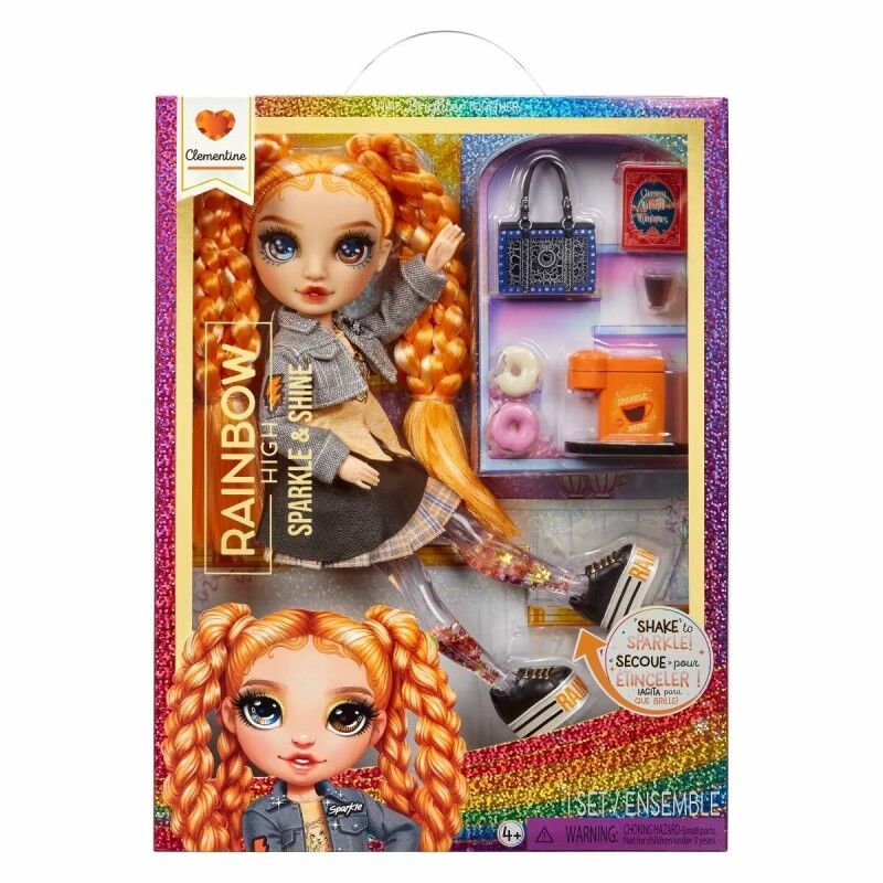 Rainbow High|Nenuco com Acessórios Rainbow High Sparkle & Shine