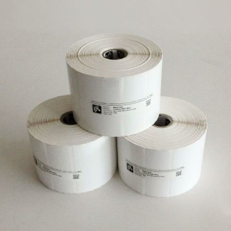Zebra|Rolo Papel Térmico Zebra 87443 Prateado 76,2 mm Zebra|Rolo Papel Térmico Zebra 87443 Prateado 76,2 mm