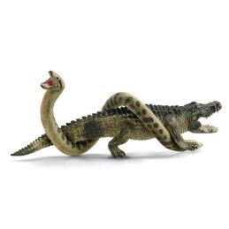 Schleich|Playset Schleich Alligator/Anaconda Duel Set 4 Peças