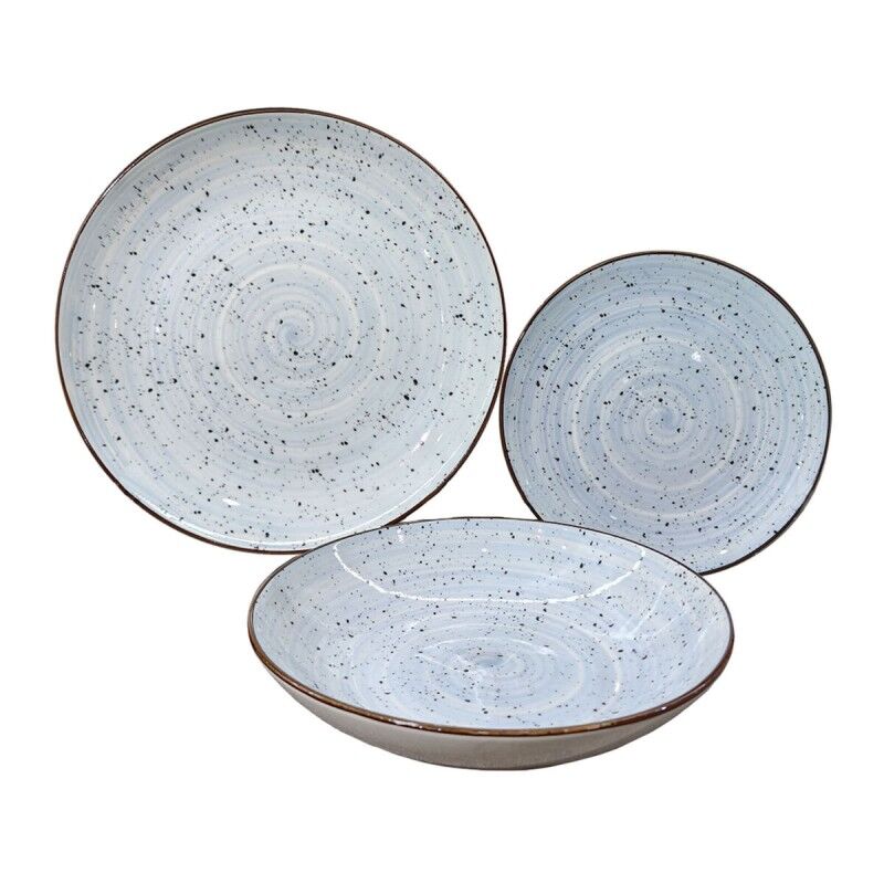 Versa|Louça Versa Lua Azul Porcelana 18 Peças Versa|Louça Versa Lua Azul Porcelana 18 Peças