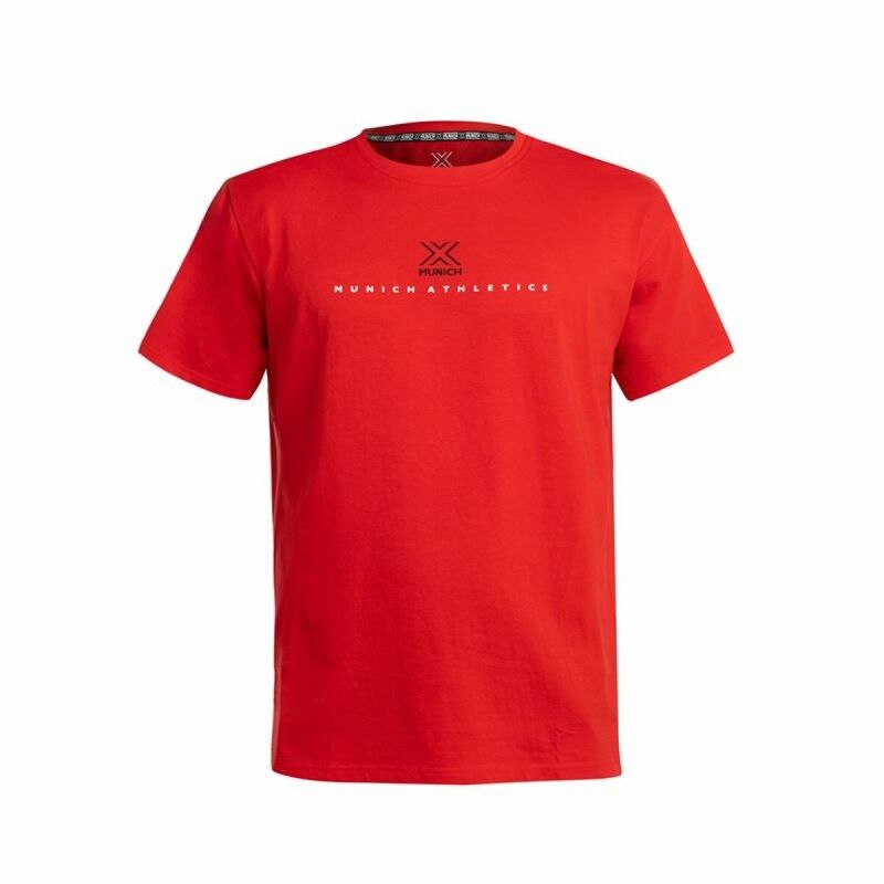 Munich|T-Shirt de Desporto de Manga Curta Munich Vermelho Munich|T-Shirt de Desporto de Manga Curta Munich Vermelho