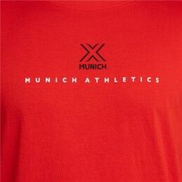 Munich|T-Shirt de Desporto de Manga Curta Munich Vermelho