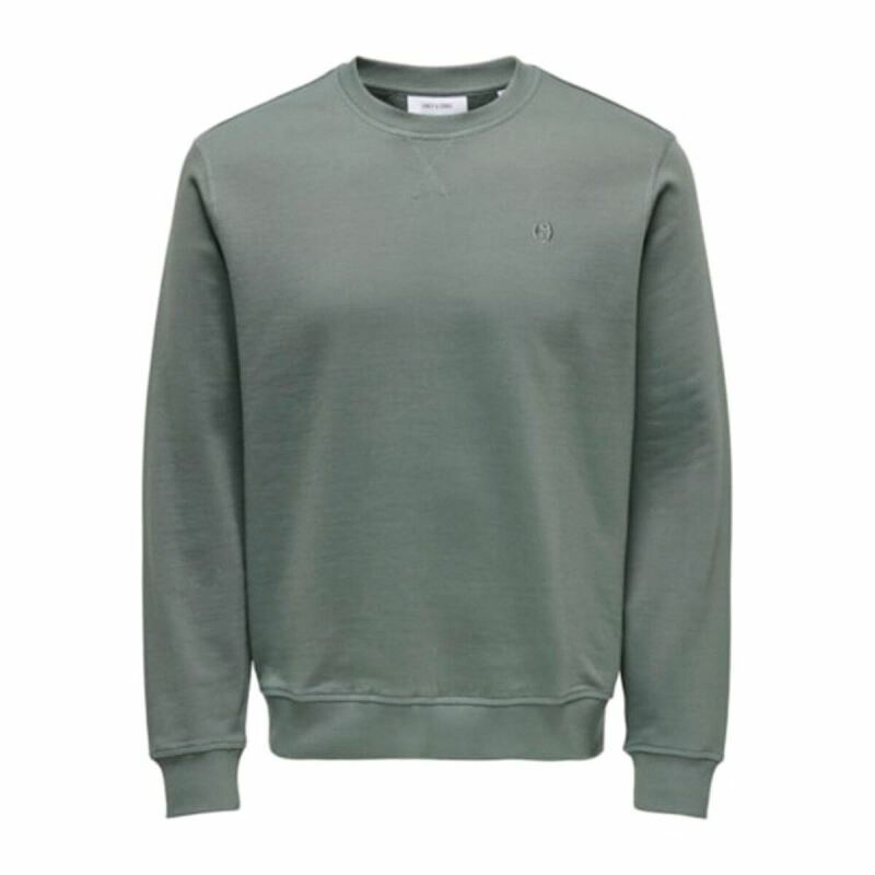 Only & Sons|Polar sem Capuz Homem Only & Sons Onsdan Unshed Reg Crew Neck Verde-escuro Only & Sons|Polar sem Capuz Homem Only & Sons Onsdan Unshed Reg Crew Neck Verde-escuro