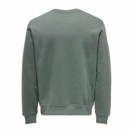 Only & Sons|Polar sem Capuz Homem Only & Sons Onsdan Unshed Reg Crew Neck Verde-escuro