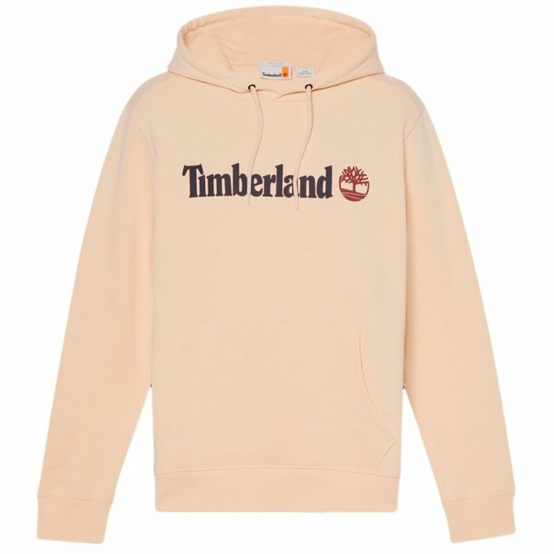 Timberland|Polar com Capuz Homem Timberland Kennebec River Linear Logo Bege Timberland|Polar com Capuz Homem Timberland Kennebec River Linear Logo Bege