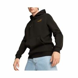 Puma|Polar com Capuz Homem Puma Ess Tape Minimal Gold Fl Preto