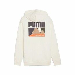 Puma|Polar com Capuz Homem Puma Branco