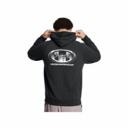 Under Armour|Polar com Capuz Homem Under Armour Rival Flc Txtr Preto