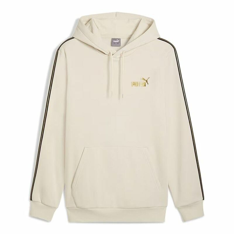 Puma|Polar com Capuz Homem Puma Ess Tape Minimal Gold Fl Bege
