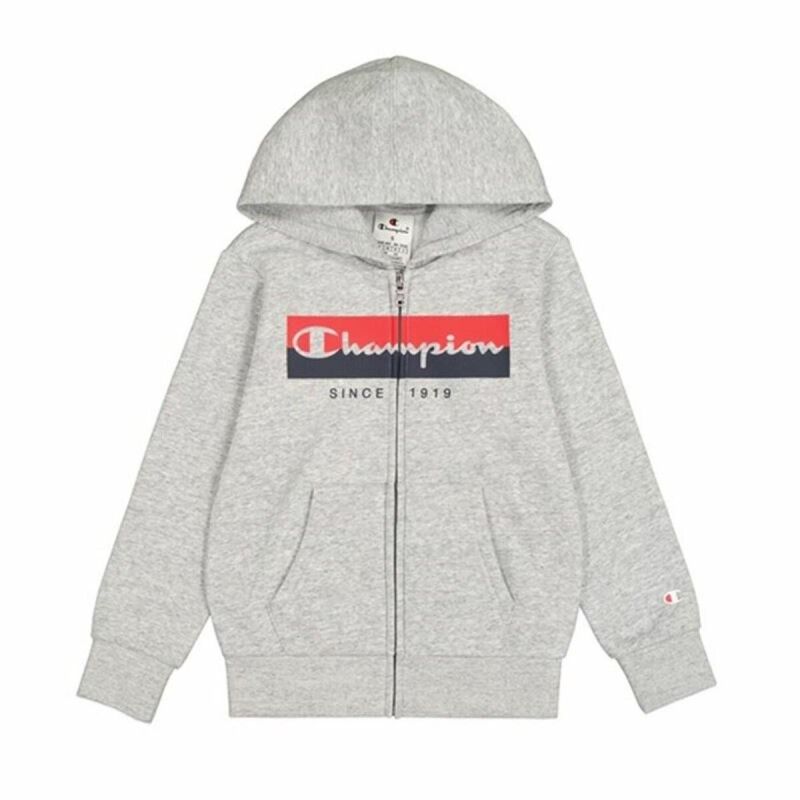 Champion|Polar com Capuz Homem Champion Cinzento claro Champion|Polar com Capuz Homem Champion Cinzento claro