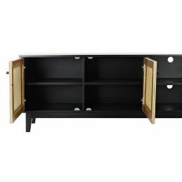 DKD Home Decor|Móvel de TV DKD Home Decor Preto Abeto Rotim (160 x 65 x 38 cm)