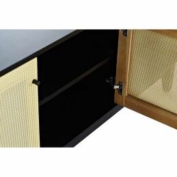 DKD Home Decor|Móvel de TV DKD Home Decor Preto Abeto Rotim (160 x 65 x 38 cm)