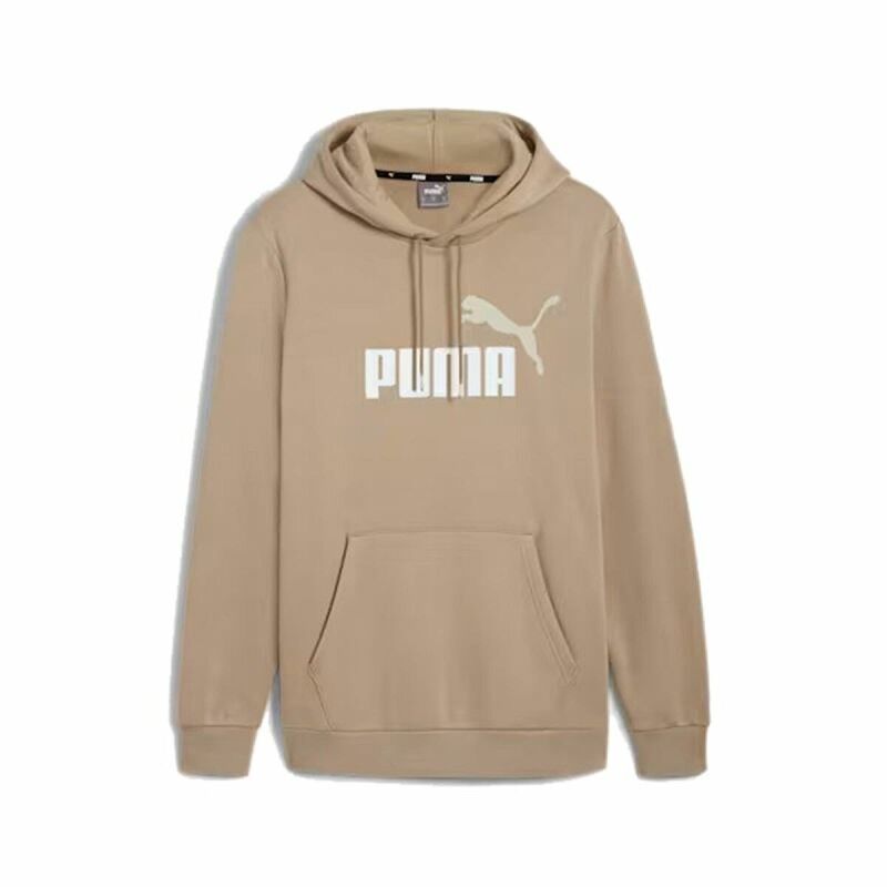 Puma|Polar com Capuz Homem Puma Essentials+ 2 Col Big Logo Fl Castanho