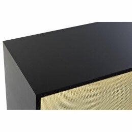 DKD Home Decor|Móvel de TV DKD Home Decor Preto Abeto Rotim (160 x 65 x 38 cm)