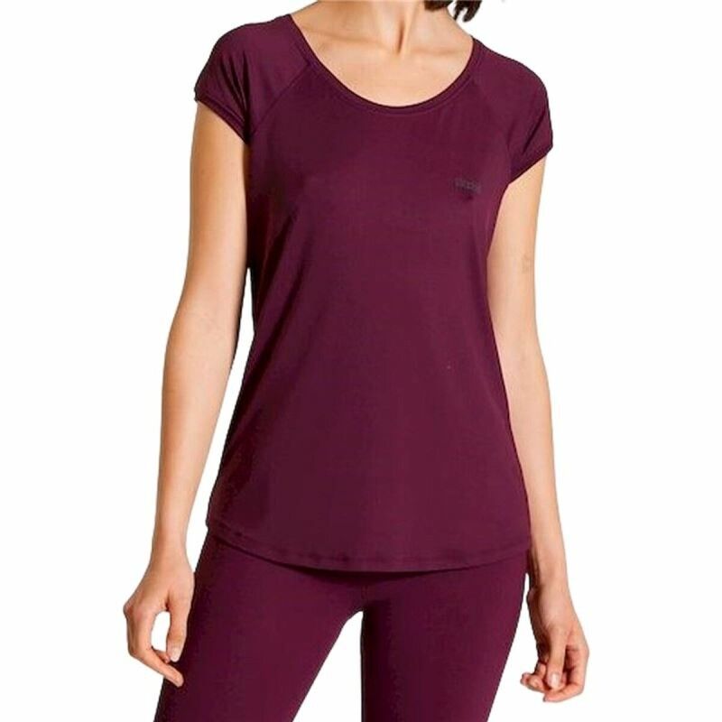 Ditchil|Camisola de Manga Curta Mulher Ditchil Castanho Ditchil|Camisola de Manga Curta Mulher Ditchil Castanho