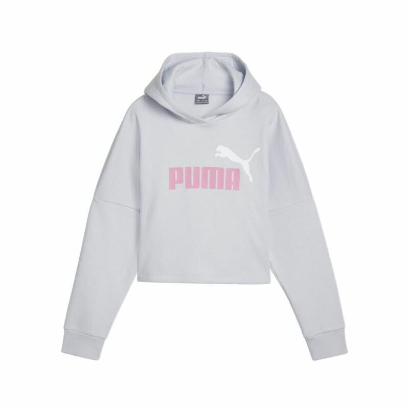 Puma|Camisola com Capuz Menina Puma Ess Logo Cropped Hoodie G Puma|Camisola com Capuz Menina Puma Ess Logo Cropped Hoodie G