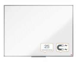 Nobo|Quadro magnético Nobo Essence Branco Aço 120 x 90 cm