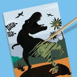 SES Creative|Conjunto de Desenho SES Creative 2 in 1 Dinosaurs