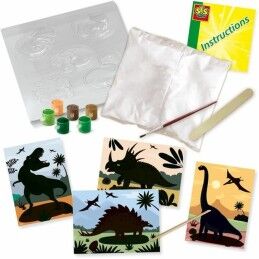 SES Creative|Conjunto de Desenho SES Creative 2 in 1 Dinosaurs