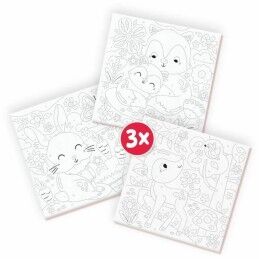 SES Creative|Conjunto de Desenho SES Creative Painting by number on canvas (3 Peças)