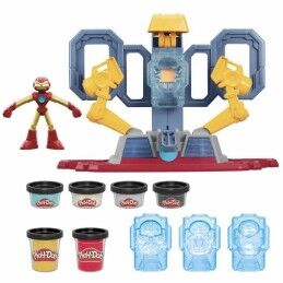 Play-Doh|Jogo de Plasticina Play-Doh Iron Man Armor Factory Amarelo