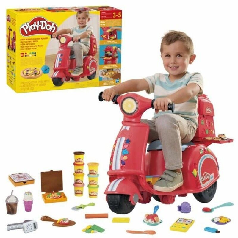Play-Doh|Jogo de Plasticina Play-Doh My Pizza Scooter rouge Play-Doh|Jogo de Plasticina Play-Doh My Pizza Scooter rouge