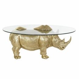 DKD Home Decor|Mesa de apoio DKD Home Decor 81 x 81 x 81,5 cm Metal Branco