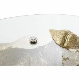 DKD Home Decor|Mesa de apoio DKD Home Decor Transparente Dourado Resina Cristal 100 x 60,5 x 46 cm