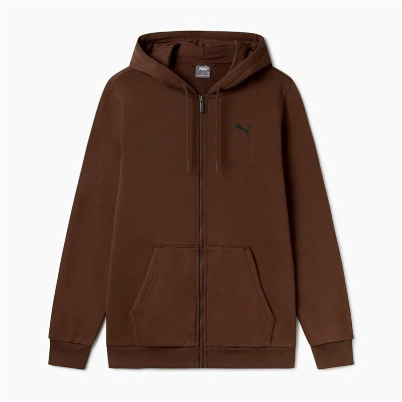 Puma|Polar com Capuz Homem Puma Essentials+ Graphic Castanho Puma|Polar com Capuz Homem Puma Essentials+ Graphic Castanho