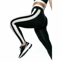 Black Limba|Leggings de Desporto de Mulher Black Limba Yinyang Preto