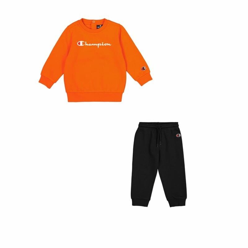 Champion|Conjunto de Desporto para Bebé Champion Crewneck Suit Laranja Laranja escuro Champion|Conjunto de Desporto para Bebé Champion Crewneck Suit Laranja Laranja escuro