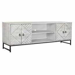 DKD Home Decor|Mesa de apoio DKD Home Decor Cinzento Cristal Magnésio 96 x 52 x 62 cm