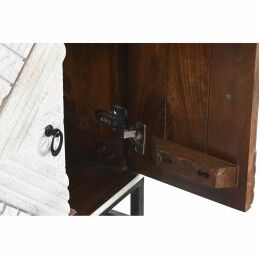DKD Home Decor|Móvel de TV DKD Home Decor 180 x 40 x 60 cm Preto Metal Branco Madeira de mangueira