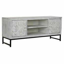 DKD Home Decor|Mesa de apoio DKD Home Decor 76 x 76 x 46 cm Preto Dourado Ferro