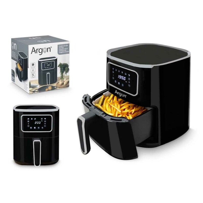 Argon|Fritadeira de Ar Argon CK73790(134) Preto 1450 W 4,5 L Argon|Fritadeira de Ar Argon CK73790(134) Preto 1450 W 4,5 L