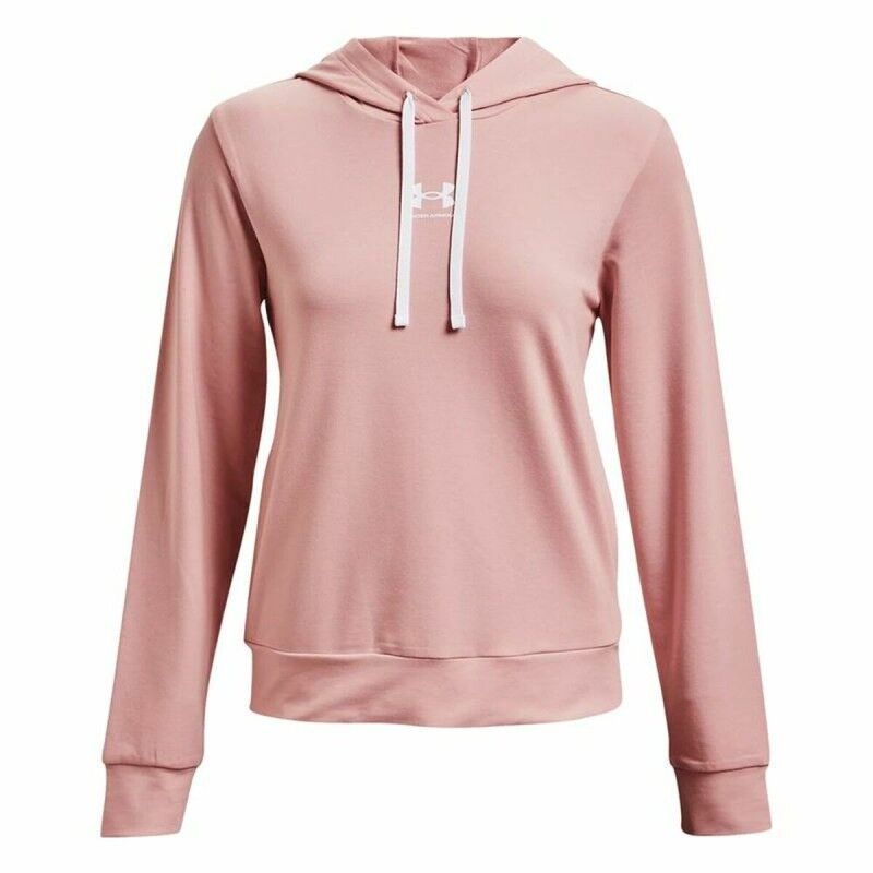 Under Armour|Polar com Capuz Mulher Under Armour Rival Terry Cor de Rosa Under Armour|Polar com Capuz Mulher Under Armour Rival Terry Cor de Rosa